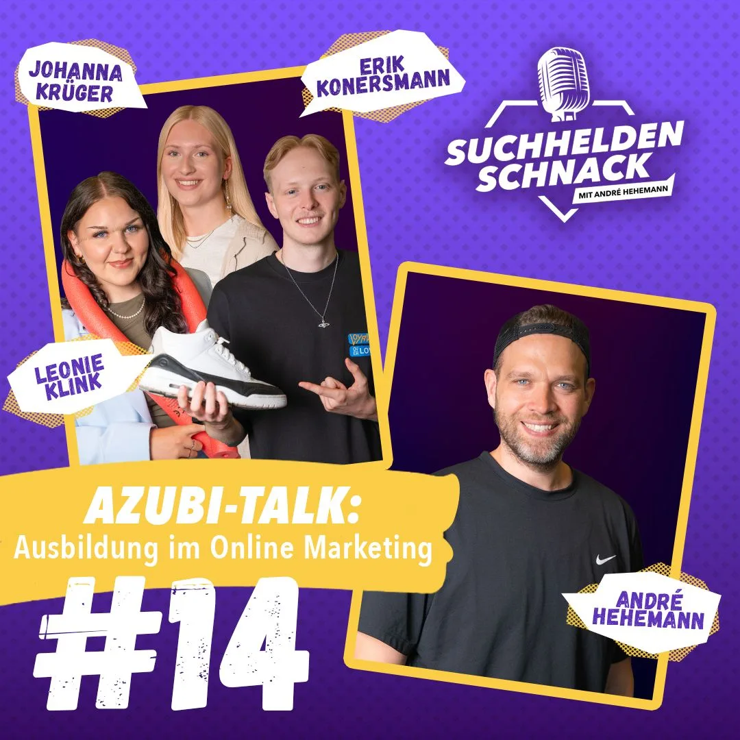 Cover: Azubi Podcast – Suchhelden Schnack Episode 14