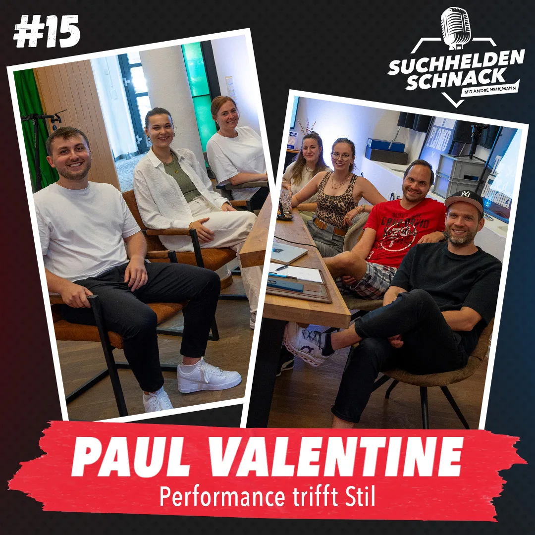 Cover: Paul Valentine Business Podcast – Suchhelden Schnack Episode 15