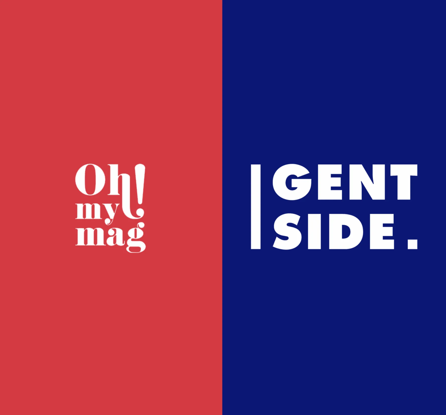 OhMyMag und GentSide Logo-Banner – Medienmarken-Übersicht